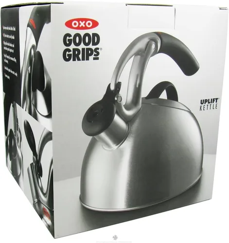 Vista 2 de OXO Good Grips - Pava para té, acero inoxidable pulido, Cepillado, Cepillado inoxidable