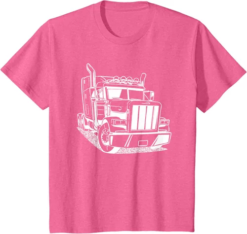 Vista 38 de Diesel Big Rig 18 Wheeler - Camiseta de camionero para camionero, Negro, S