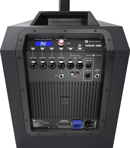 Vista 5 de Electro Voice Evolve 98.4 ft 1000W Altavoz de columna portátil (Negro)