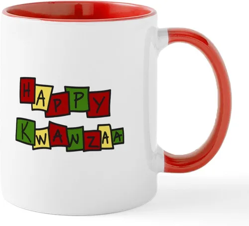 Vista 29 de CafePress Celebrate Kwanzaa - Taza de café de cerámica de 11 oz (11.0 fl oz)