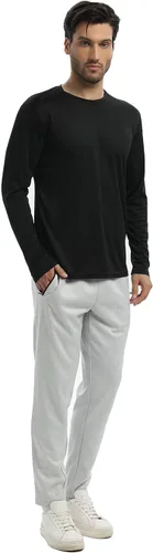 Vista 6 de SUGARNO Camisetas para hombre, 5 paquetes de camisetas de manga corta de secado rápido, camisetas ligeras de entrenamiento para gimnasio, atletismo