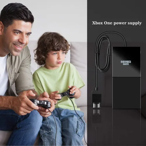 Vista 6 de Power Brick Compatible with Xbox One Power Supply Brick for Xbox One, KSW KINGDO Power Supply for Microsoft Xbox one Sole Newest Quietest Version