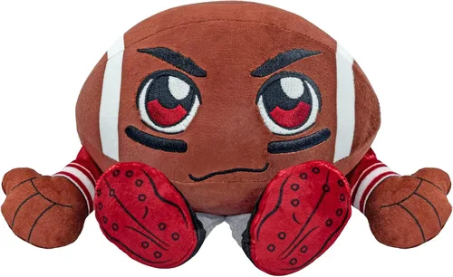 Vista 8 de Bleacher Creatures Alabama Crimson Tide Kuricha - Peluche de fútbol sentado de 8 pulgadas, suave inspirado en Chibi