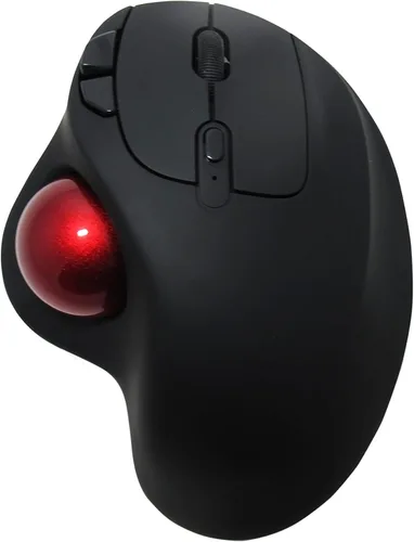 Vista 9 de MOJO Ultimate Grip Silent Master Mouse - Mouse recargable Bluetooth/inalámbrico óptico con sensibilidad ajustable y botones silenciosos
