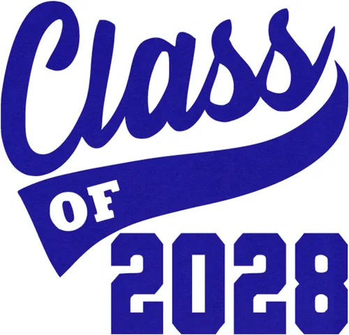 Vista 12 de Adhesivo de graduación para planchar en la clase de 2028, calcomanía para camiseta de secundaria, parche de graduación HTV para graduados