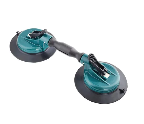 Vista 2 de Elevador de placa de vacío resistente de 6.4 pulgadas, color verde, soporte de mango ajustable para instalación de parabrisas de vidrio/vidrio