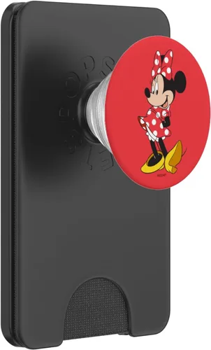 Vista 7 de Disney Minnie Mouse Classic Pose on Red PopSockets PopGrip: agarre intercambiable para teléfonos y tabletas