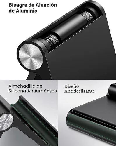 Vista 8 de UGREEN Soporte de teléfono celular para escritorio ajustable compatible con iPhone 13 12 Pro Max 11 SE XS XR 8 Plus 6 7 Galaxy Note20 S20 S10 S9 S8