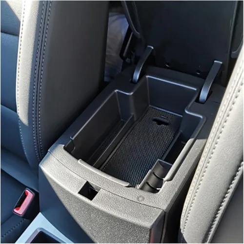 Vista 2 de 1PC Car Central Control Armrest Box Storage Box Organizer Tray Korando 2019 2020 Easy to Clean Interior Accessories Center Console Tray
