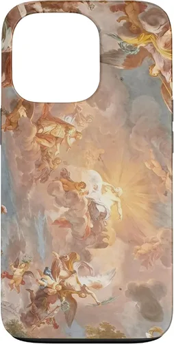 Vista 10 de Funda para iPhone 16, diseño de historia del arte renacentista, diseño de Michelangelo Sky