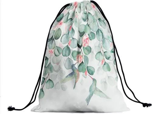 Vista 51 de Bolsa de agarre de gimnasia de piel de animal, bolsa de gimnasia con cordón ajustable, bolsa de cuerda para fauna silvestre, Mariposas Galaxy
