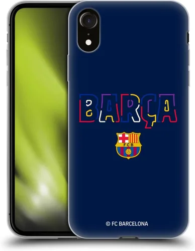 Vista 217 de Head Case Designs Funda de gel suave con licencia oficial del FC Barcelona Barca Crest Graphics [protección de grado militar] compatible con Apple