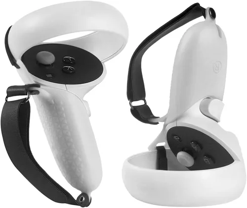 Vista 6 de iovroigo is Suitable for Oculus Quest 2 Carrying case Accessories Set, Upgraded Halo Strap, face pad, Handle Protection Cover, Lens Cover