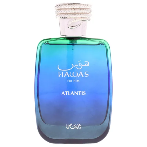 Vista 2 de RASASI Hawas Atlantis Eau de Parfum para hombre, 100 ml (3.4 oz) Spray de fragancia fresca y moderna