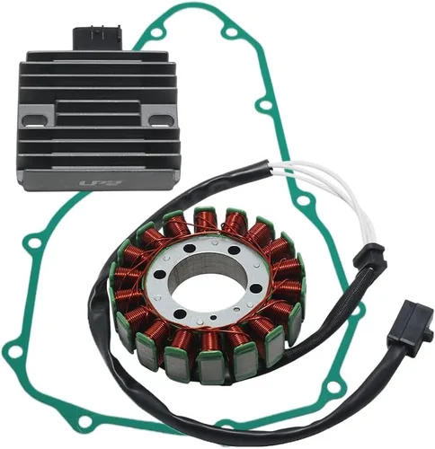 Vista 5 de Bobina de estator, rectificador regulador, juego de juntas para Kawasaki EX650 ER-6F, para Kawasaki ER400 ER-4N para Kawasaki Ninja 400R EX400