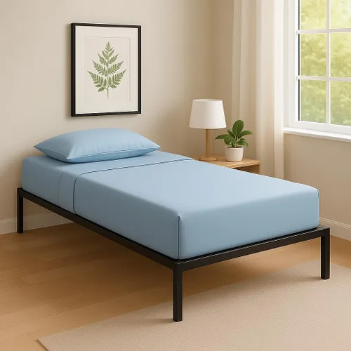 Vista 9 de Mattress-Homes Juego de sábanas de lujo de algodón egipcio para cuna, 4 piezas, sábanas bajeras de 8 pulgadas de profundidad para 25 x 75 pulgadas