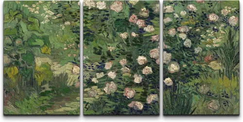 Vista 174 de wall26 Lienzo enmarcado para pared, juego de arte con flores de almendra de Vincent Van Gogh, naturaleza, ilustraciones de área silvestre, bellas