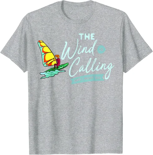 Vista 34 de Windsurfing Board Camiseta Windsurfer, Negro