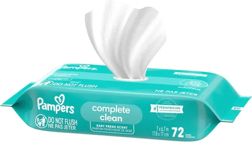 Vista 11 de Pampers Toallitas para bebé, limpieza completa con aroma fresco para bebé, limpia suavemente de la cabeza a los pies, 864 en total