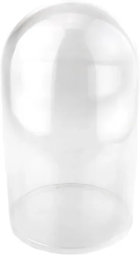 Vista 5 de HOMEFORD Vitrina de cúpula de plástico con base transparente, 4 pulgadas, 1 unidad