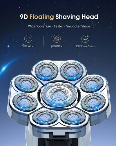 Vista 2 de Afeitadoras de cabeza para hombres calvos LK9588HGQ0901B Chapado en plata