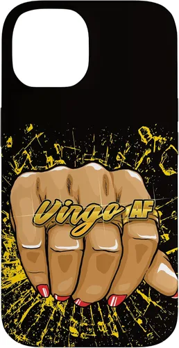 Vista 4 de iPhone 13 Pro Max Virgo AF - Anillo de astrología de cumpleaños para mujer, signo del zodiaco, funda Virgo