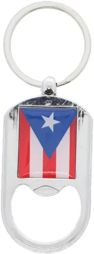 Vista 6 de Llavero abrebotellas de Puerto Rico