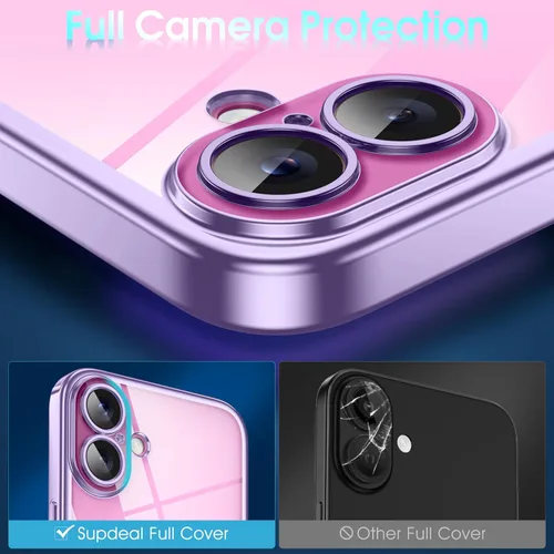 Vista 35 de Supdeal Funda cristalina transparente para iPhone 11, [No se amarillea] [Protección de la cámara] [Probado contra caídas de grado militar] Funda