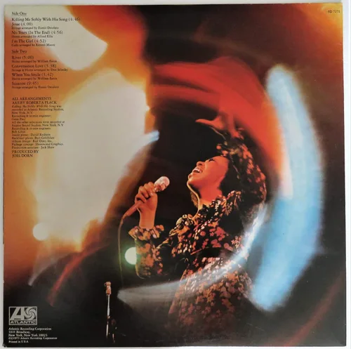 Vista 3 de ROBERTA FLACK KILLING ME SOFTLY vinyl record