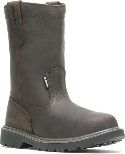 Vista 2 de WOLVERINE Botas Core Floorhand Well W Wellington para hombre, Dk Marrón, 11.5