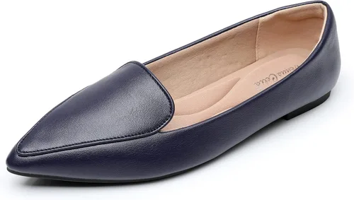 Vista 13 de VenusCelia Zapatos planos Funkier para mujer Poliuretano negro