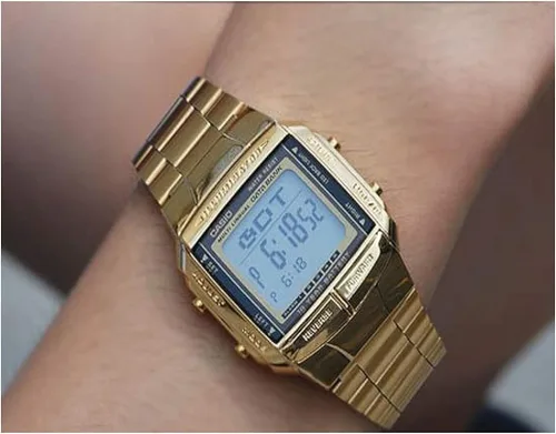 Vista 4 de Casio Reloj digital dorado y negro - Oro Talla única DB-360G-9A Oro Digital