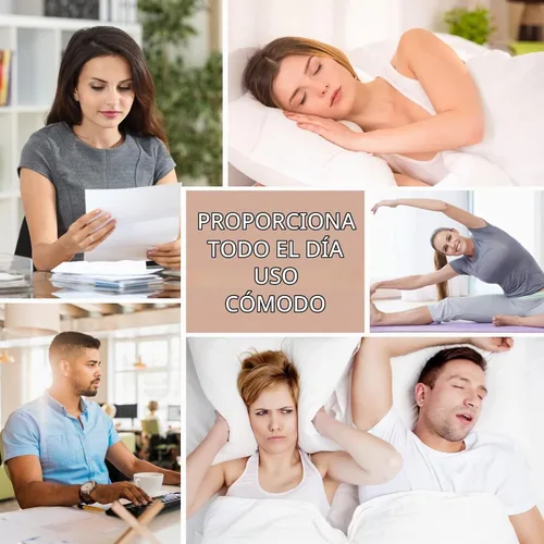 Vista 7 de Hearprotek Auriculares para dormir, 2 pares de auriculares intrauditivos suaves y cómodos con micrófono de bajo perfil de reducción de ruido