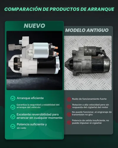 Vista 3 de SCITOO Arrancadores Nuevos Compatibles con Nissan Altima/Maxima/Quest Van 2004 2005 2006 3.5L Transmisión Automática 17872N