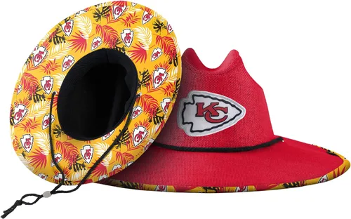 Vista 24 de FOCO - Sombrero de paja con logotipo de equipo universitario de NCAA y estampado floral para hombre