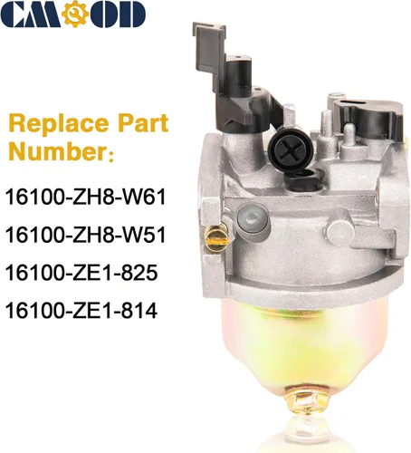 Vista 4 de Carburador GX160 GX200 Compatible con Honda GX120 GX140 GX160 GX200 Motor 5HP 5.5HP 6.5 HP Reemplaza 16100-ZH8-W61, con Bobina de Encendido