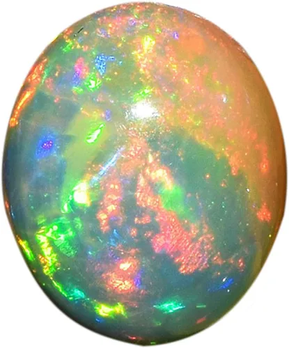 Vista 10 de Ópalo etíope en cabujón, cristal de curación de piedra preciosa, joyería de manualidades DIY, piedra natal de octubre, suministros sueltos, regalos