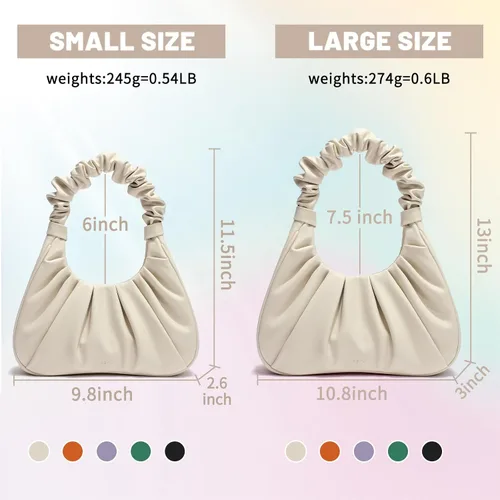 Vista 3 de Keyli Mini monederos con diseño de nube, lindo bolso de hombro para mujer, bolso de mano con cierre magnético