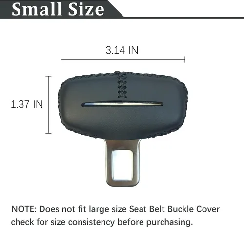 Vista 2 de Funda de hebilla para cinturón de seguridad, funda silenciadora para cinturón de seguridad, 5 piezas de funda protectora con clip para cinturón