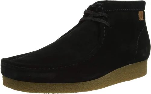 Vista 47 de Clarks Wallabee Chukka Botas para hombre cera de abeja cuero