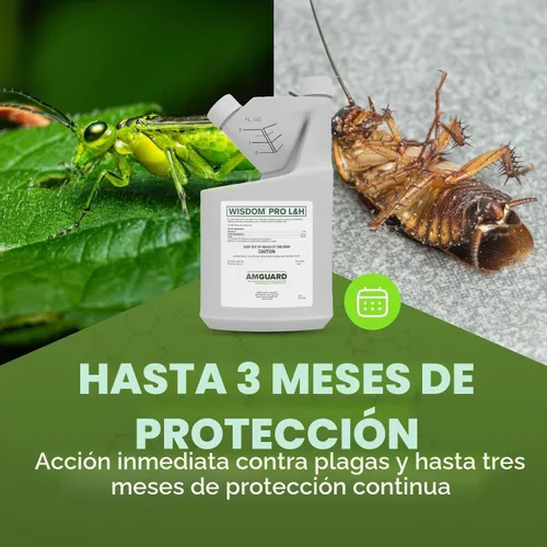 Vista 6 de Wisdom Pro L&H 7.9% Concentrado insecticida bifentrina (cuarto de galón)