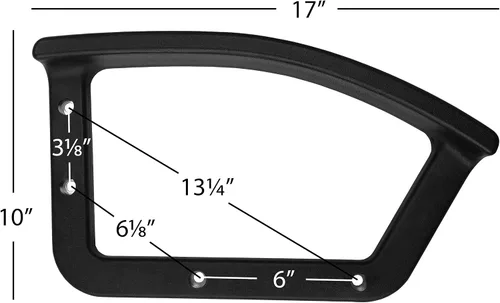 Vista 2 de Brazo de lazo para silla de oficina de repuesto - Lado derecho estilo en ángulo S5373R-A