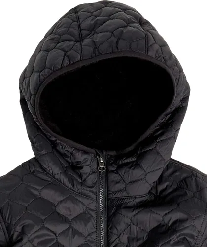 Vista 6 de Tienda Essentials - Chaqueta de manga larga con capucha para mujer, ligera y resistente al agua