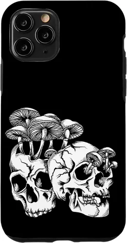 Vista 29 de Skull Goth Gothic Occult Emo Satanic Mushroom Skeleton Case for iPhone 17