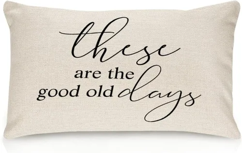 Vista 44 de Better When We are Together - Fundas de almohada lumbar de 12 x 20 pulgadas con citas divertidas de algodón y lino para sofá, decoración de sala