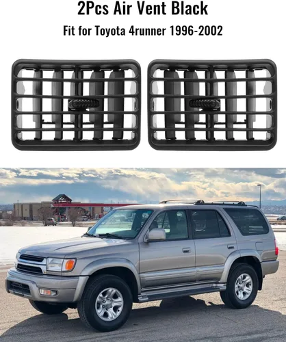 Vista 2 de 2 unidades de salpicaderos ventilación de aire negro 55063-35030 apto para Toyota 4runner 1996 Compatible con Toyota 4runner 1996 1997 1998 1999