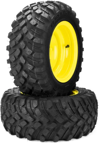 Vista 5 de MowerPartsGroup (4) Conjuntos de neumáticos Versa Turf 26x12.00-12 18x8.50-10 para John Deere TCU20390 LVA20123