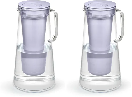 Vista 18 de LifeStraw Home – Jarra de filtro de agua, 7 tazas, Azul medianoche, sin BPA Diseñada para protección diaria contra bacterias, parásitos