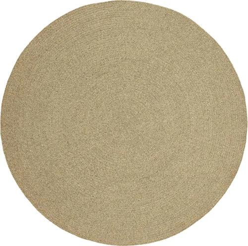 Vista 33 de BNM - Alfombra ovalada bohemia para interiores y exteriores con patrón trenzado sólido, perfecta para patio trasero, patio, oficina, sala de estar
