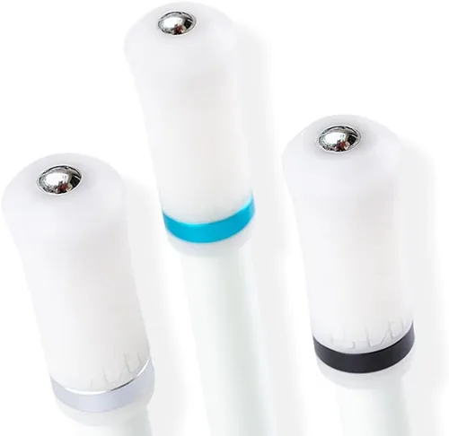 Vista 5 de 4 bolígrafos giratorios de gel para juegos, bolígrafo volador giratorio para dedos, juguete de liberación de presión para niños, estudiantes, Negro